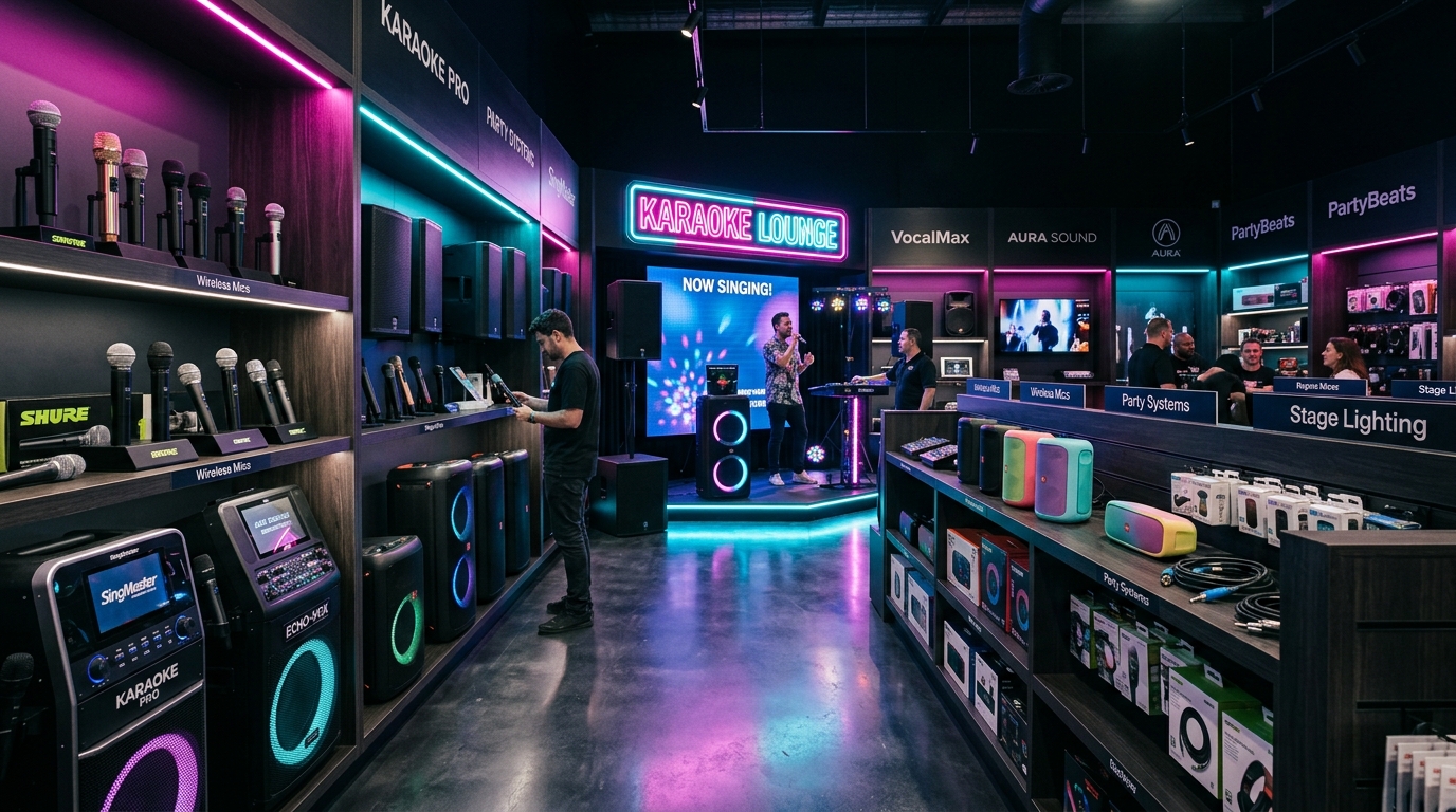 Laser World Karaoke showroom